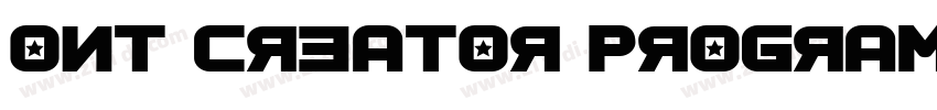 ont Creator Program字体转换